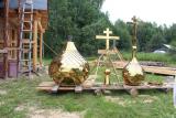 Освящение крестов и куполов