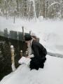 Чин Великого освящения воды на роднике д. Демьяновка